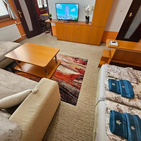 Wolf Luxusne S Plnou Vybavou S Bezplatnym Parkovanim Smart Tv A Optickym Internetom Priamo V Povazskej Bystrici Ticha Lokalita S Vsade Blizko Vhodne Pre Jednotlivcov Rodiny Pracovne Cesty Turistiku Aj Oddych Plne Vybavena Kuchyna Apartman